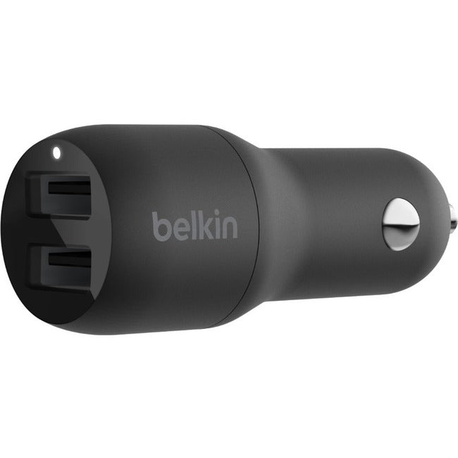 Belkin BoostCharge Dual USB-A Car Charger 24W CCB001BTBK