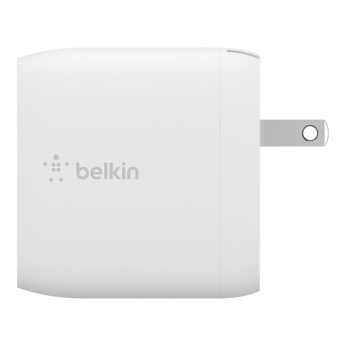 Belkin BoostCharge Dual USB-A Wall Charger 24W (USB-A to USB-C cable included) - Power Adapter WCE001DQ1MWH
