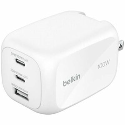 Belkin BoostCharge Pro 3-Port 100W GaN Wall Charger