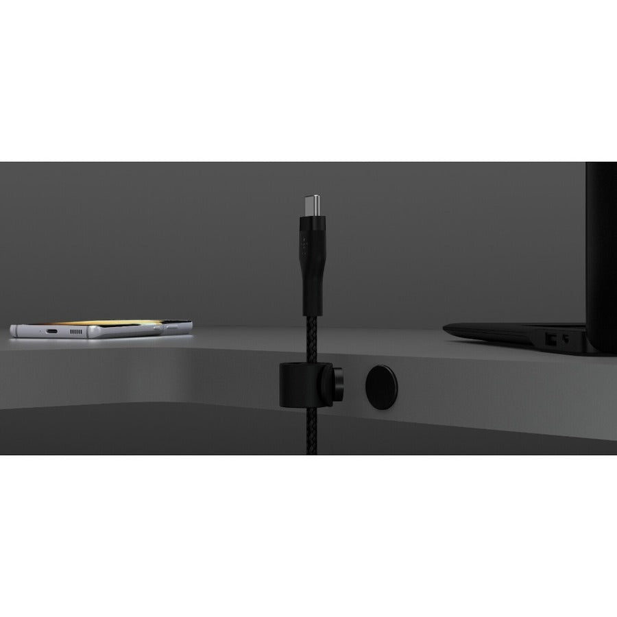 Belkin Boost?Charge Pro Flex Usb Cable 3 M Usb 2.0 Usb C Black