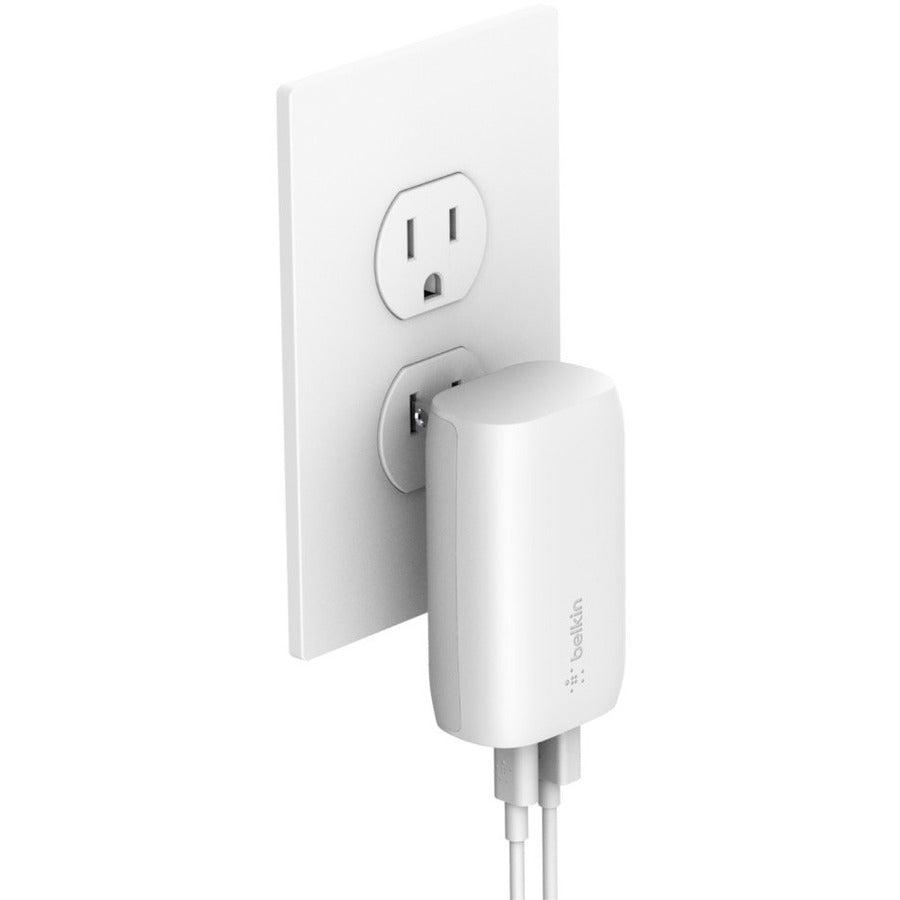 Belkin Dual Wall Charger with PPS + USB-C Cable with Lightning Connector