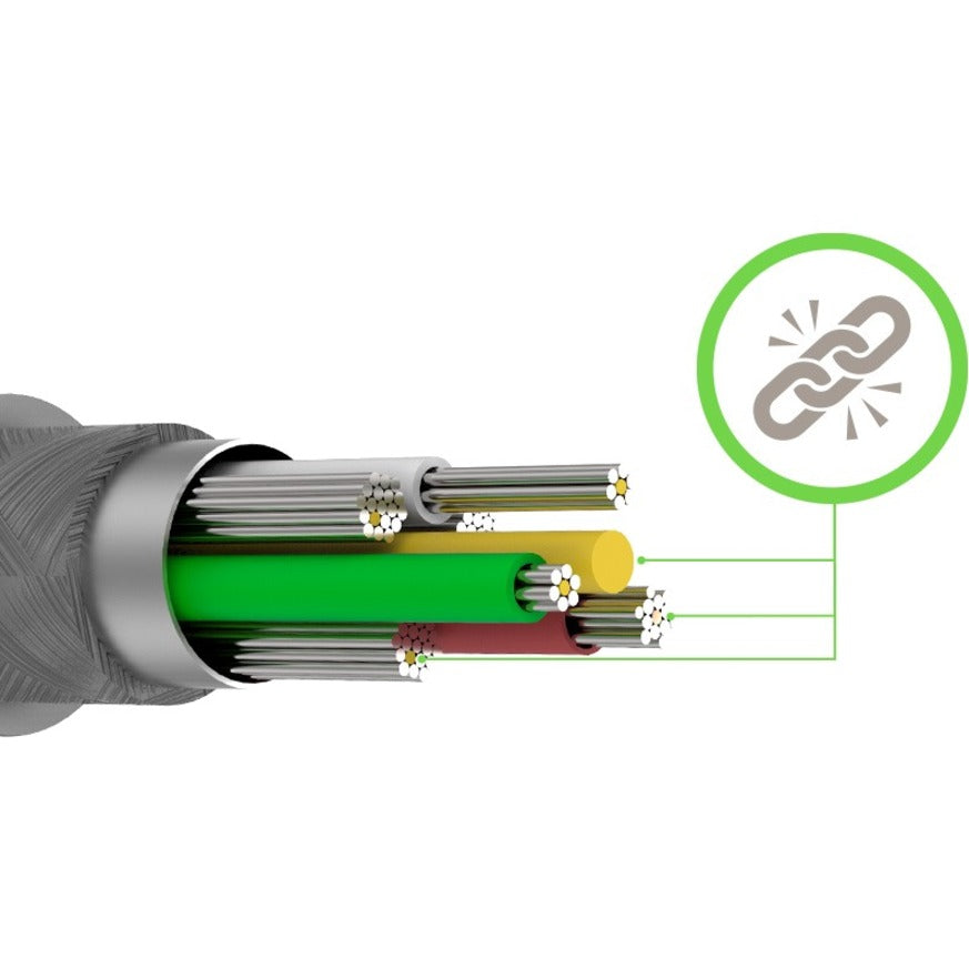 Belkin DuraTek Plus Lightning to USB-A Cable with Strap F8J236BT06-WHT