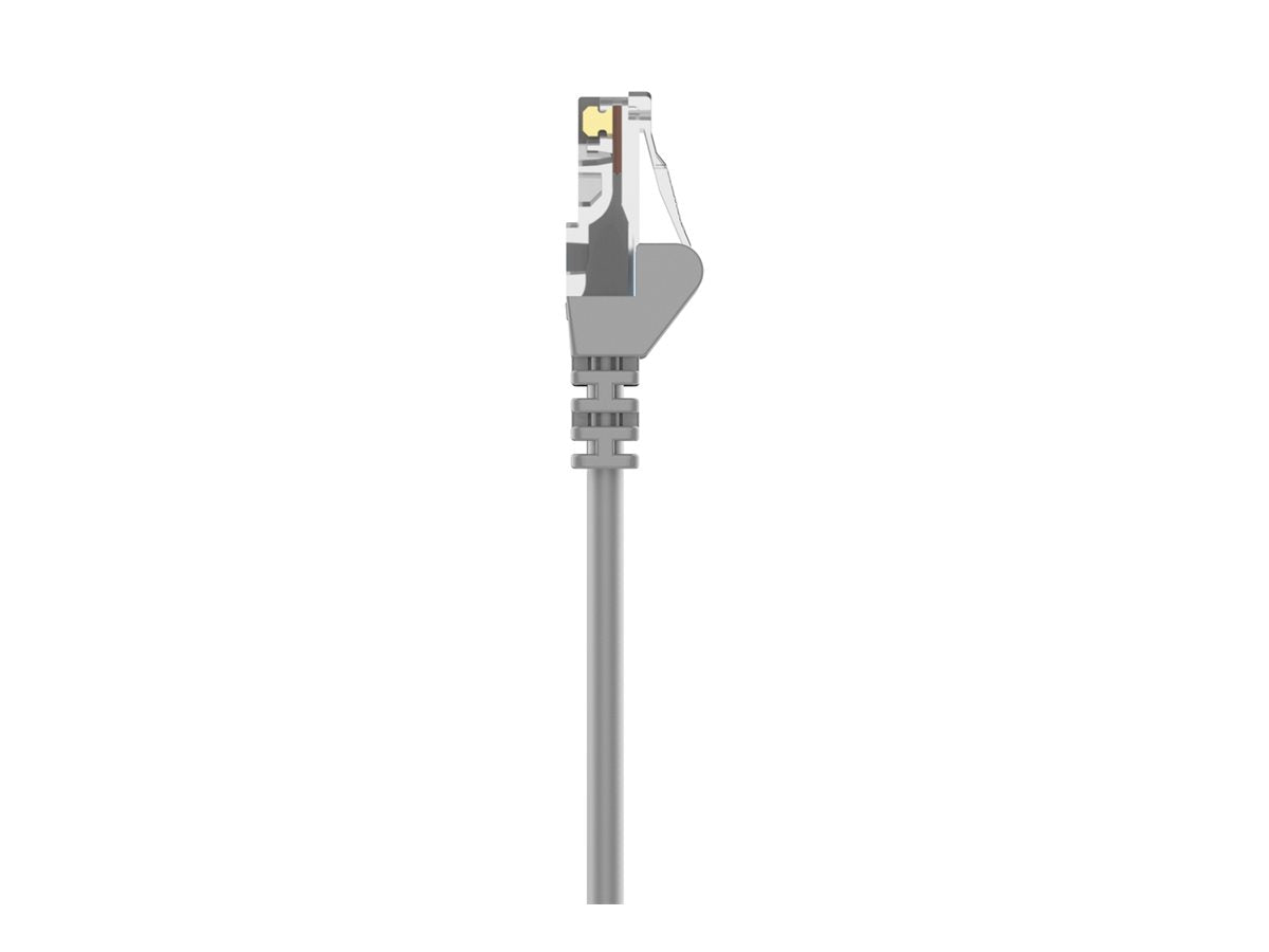 Belkin - Patch cable - RJ-45 (M) to RJ-45 (M) - 10 ft - STP - CAT 5e - molded, snagless - gray - for Omniview SMB 1x16,