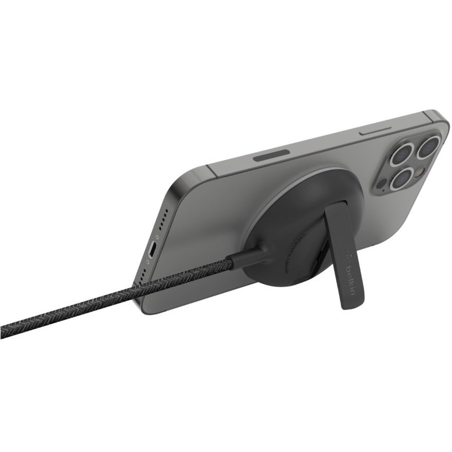 Belkin Portable Wireless Charger Pad with MagSafe 15W - Compact MagSafe Technology Pop-up