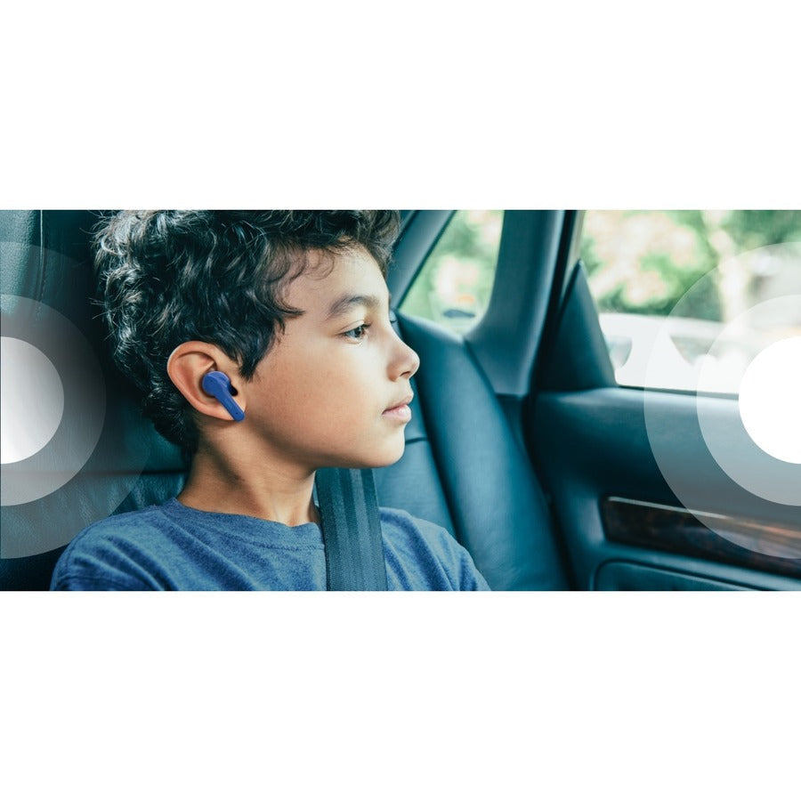 Belkin SOUNDFORM Nano Wireless Earbuds for Kids - True Wireless - Bluetooth - 32.8 ft - E