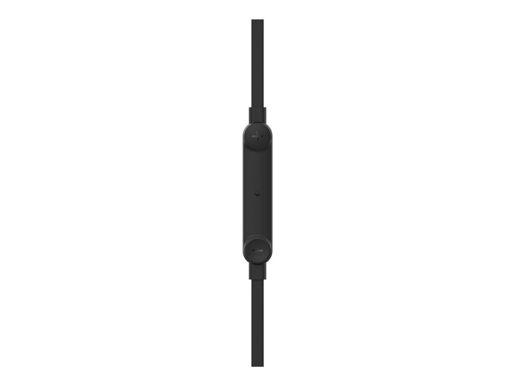 Belkin SoundForm - Earphones with mic - in-ear - wired - USB-C - noise isolating - black G3H0002FQBKV2