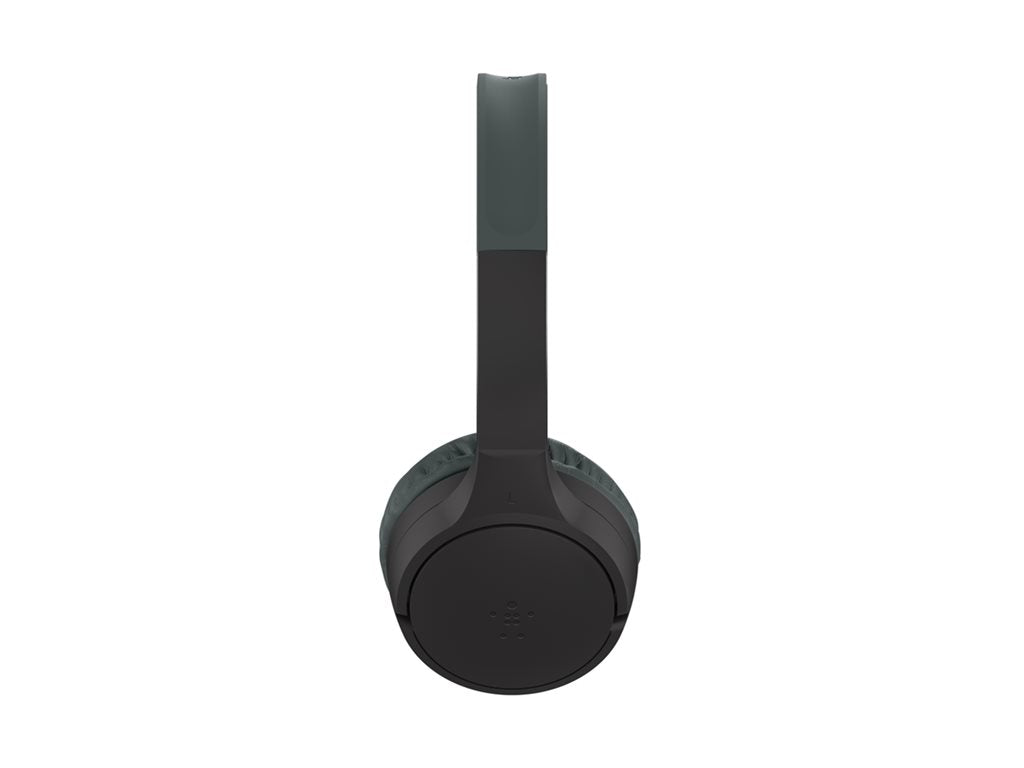 Belkin SoundForm Mini - Headphones with mic - on-ear - Bluetooth - wireless, wired - 3.5 mm jack - black AUD002BTBKV3