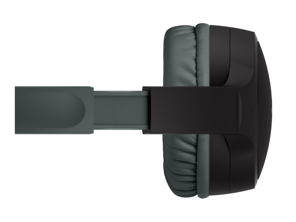 Belkin SoundForm Mini - Headphones with mic - on-ear - Bluetooth - wireless, wired - 3.5 mm jack - black AUD002BTBKV3