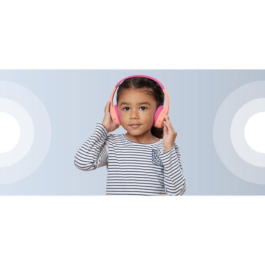 Belkin SoundForm Mini Wireless On-Ear Headphones for Kids AUD002BTPK
