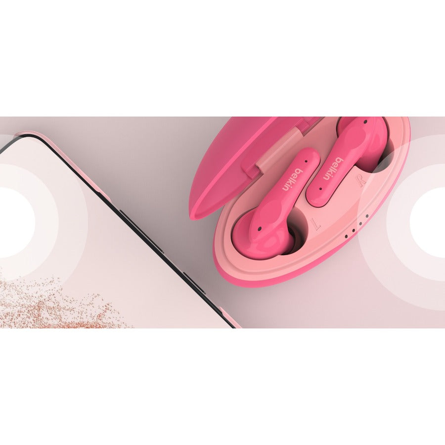 Belkin Soundform Nano Wireless Earbuds For Kids Pac003Btpk