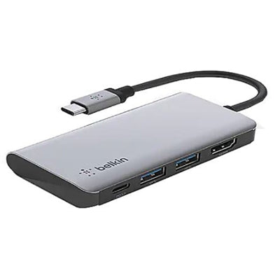 Belkin USB-C 4-in-1 Multiport Adapter Hub, 4K HDMI