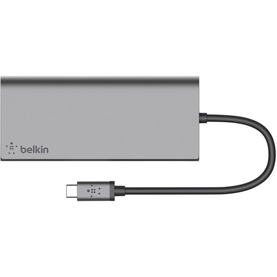 Belkin USB-C 6-in-1 Multiport Adapter, Laptop Docking Station, 4k HDMI, 60W PD F4U092BTSGY