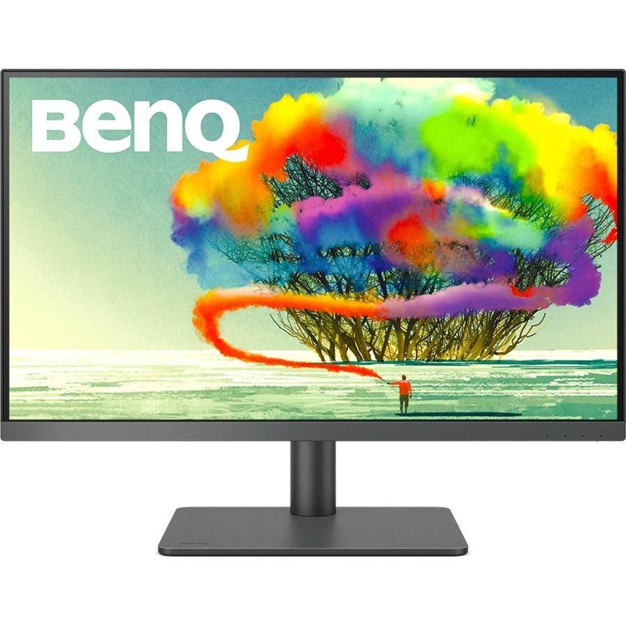 BenQ PD2705U 27 4K UHD IPS USB-C Calibrated LCD Monitor for Designer - 16:9 - Gray"