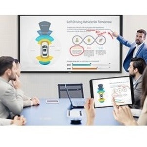 BenQ ST7502 4K UHD Smart Signage - Android OS Anti-Glare Display | OPS Slot-In PC