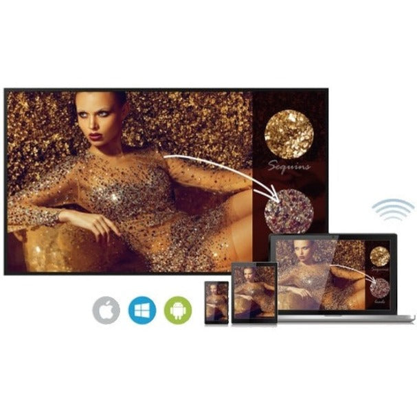 BenQ ST7502 4K UHD Smart Signage - Android OS Anti-Glare Display | OPS Slot-In PC