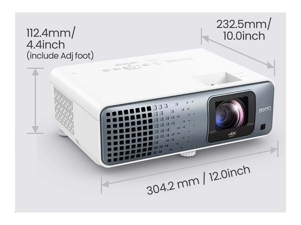 BenQ TK710STi - DLP projector - laser - 3D - 3200 ANSI lumens - 3840 x 2160 - 16:9 - 4K
