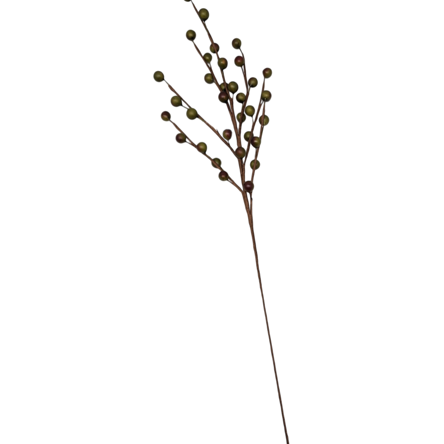 Berry Cluster - 19 Inch - Maroon and Olive