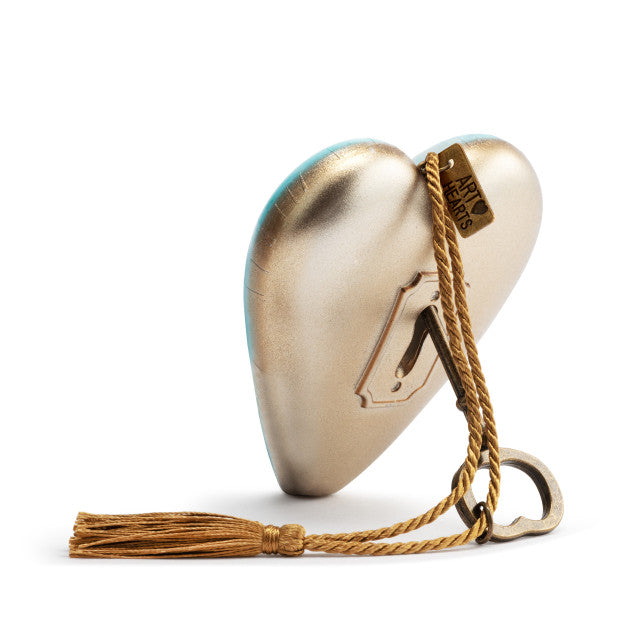 Best Friend's Christmas Art Heart Sculpture