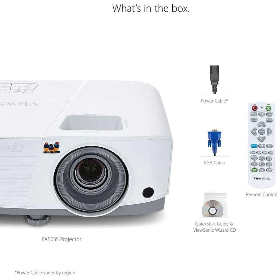 Best Projector Under 500 - ViewSonic PA503S 4000 Lumens SVGA | TeciSoft