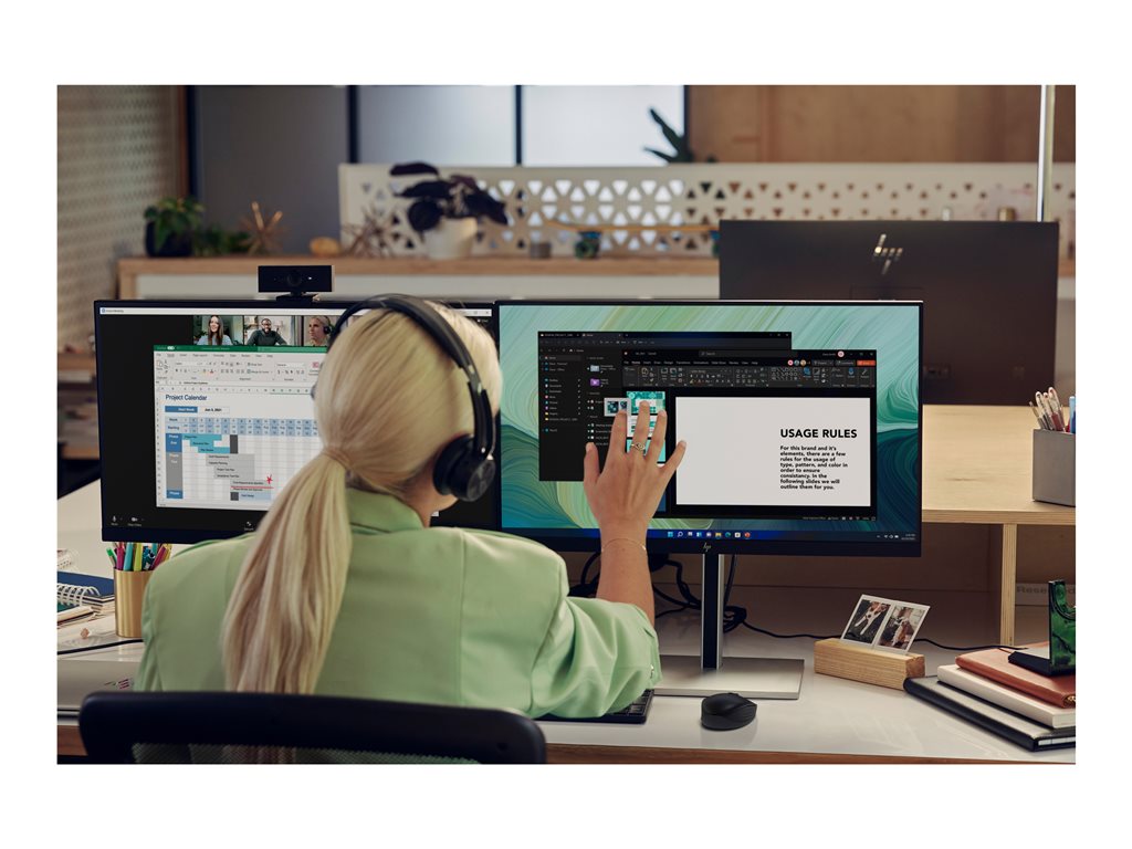 Best Touch Screen Monitor - HP E24t G5 FHD Touch Monitor | Tecisoft 6N6E6AA#ABA
