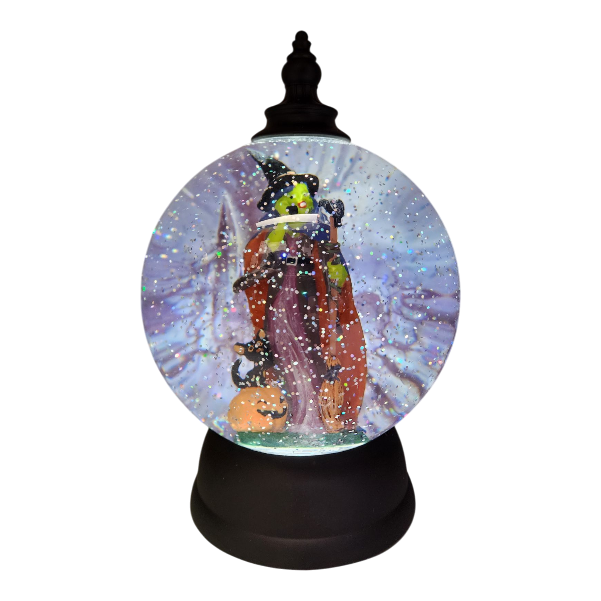 Bewitching Witch Lighted Snow Globe