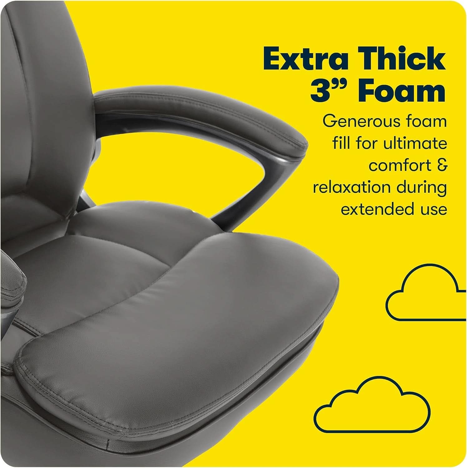 Big And Tall Executive Office Chair With High Back