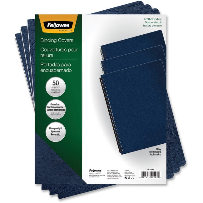 Binding Covers Executive Navy Oversize 5