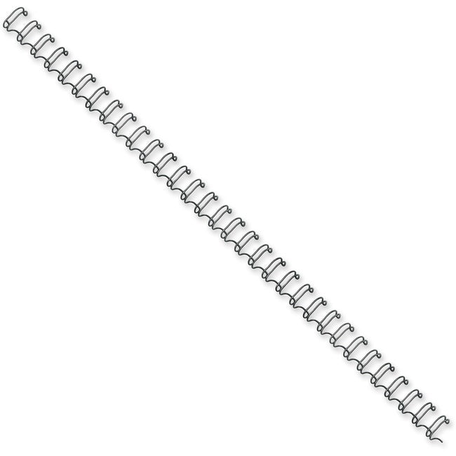 Binding Spines Wire - Black 1/4In 25Pk,Dds Must Be Ordered In Multiples Of Case