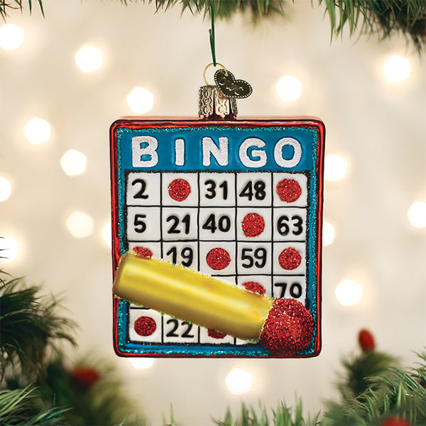 Bingo Glass Ornament