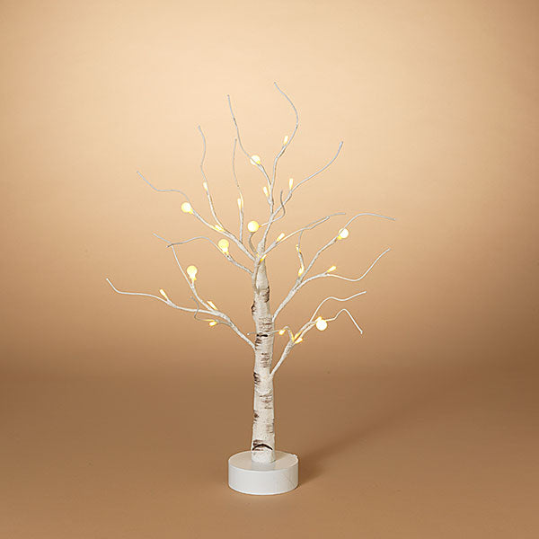Birch Tree With 24 Warm White LED Lights