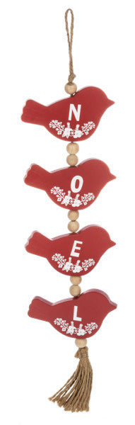 Bird Hanging Swag Ornament -