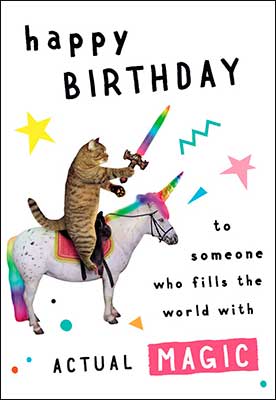 Birthday Card - Go Forth And Spread That Awesomeness Everywhere