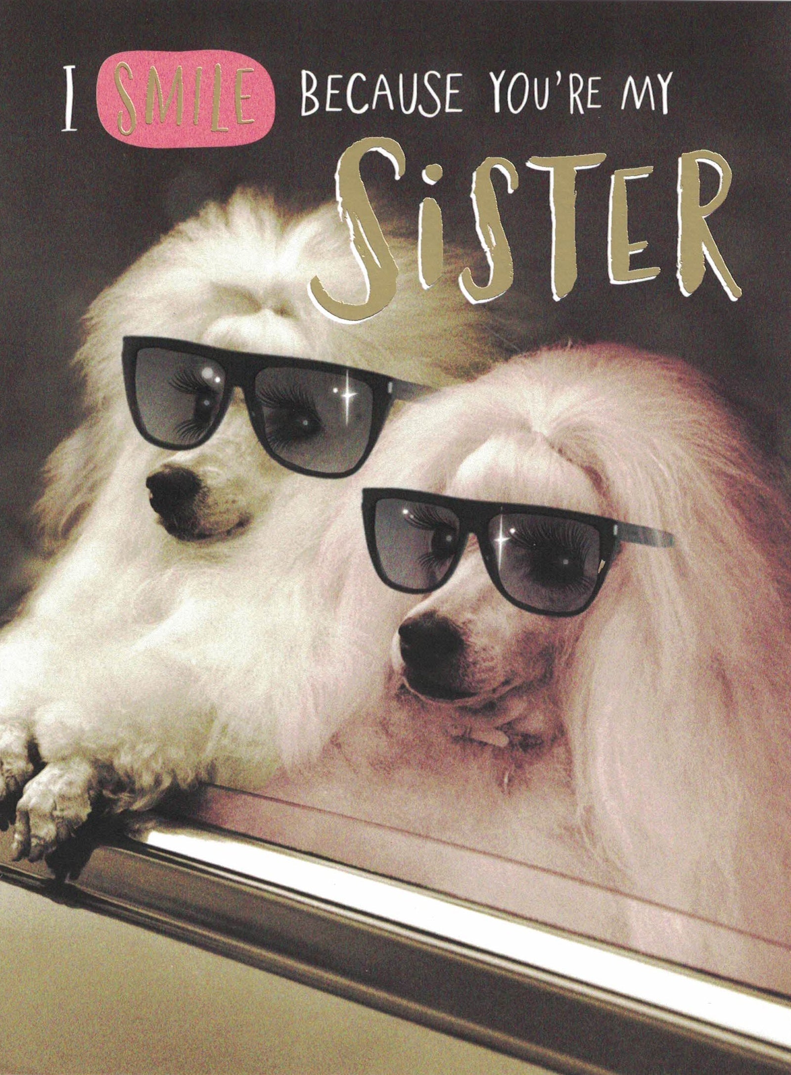 Birthday Card - I Smile Because You're My Sister