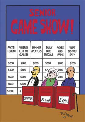 Birthday Card - SENIOR JEOPARDY!...What is Happy Birthday?