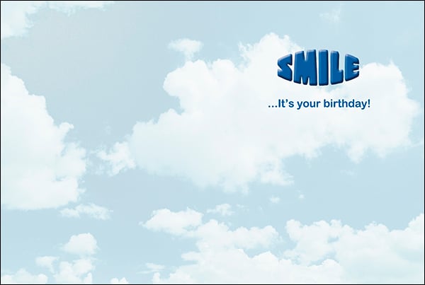 Birthday Card - Smiling Horse