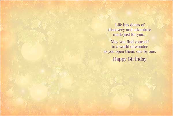 Birthday Card - World of Wonder