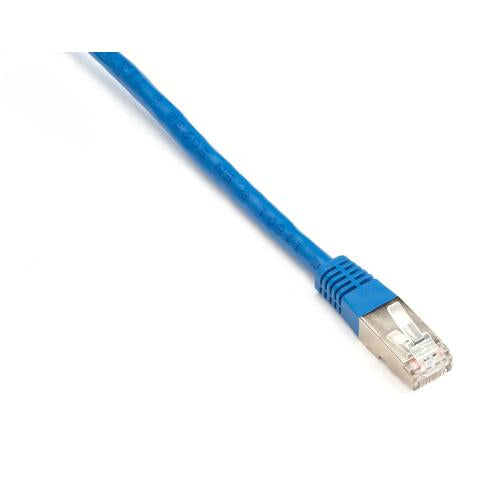 Black Box CAT5e 100-MHz Stranded Patch Cable Slim Molded Boot - F/UTP, CM PVC, Blue, 3FT EVNSL0172BL-0003