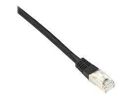 Black Box CAT6 250-MHz Stranded Patch Cable Slim Molded Boot - S/FTP, CM PVC, Black, 25FT EVNSL0272BK-0025