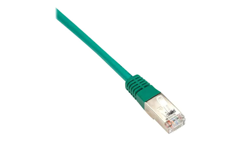 Black Box CAT6 250-MHz Stranded Patch Cable Slim Molded Boot - S/FTP, CM PVC, Green, 10FT EVNSL0272GN-0010