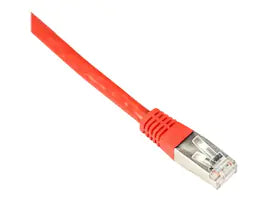 Black Box CAT6 250-MHz Stranded Patch Cable Slim Molded Boot - S/FTP, CM PVC, Red, 2FT EVNSL0272RD-0002