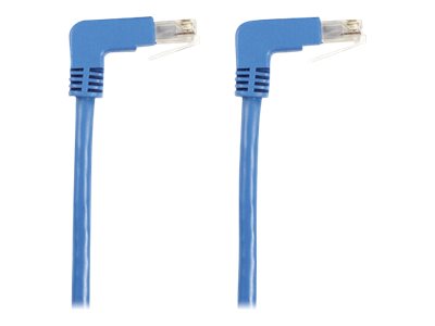 Black Box CAT6 Down to Down - Patch cable - RJ-45 (M) to RJ-45 (M) - 6 ft - UTP - CAT 6 - 90ï¿½ connector, molded,