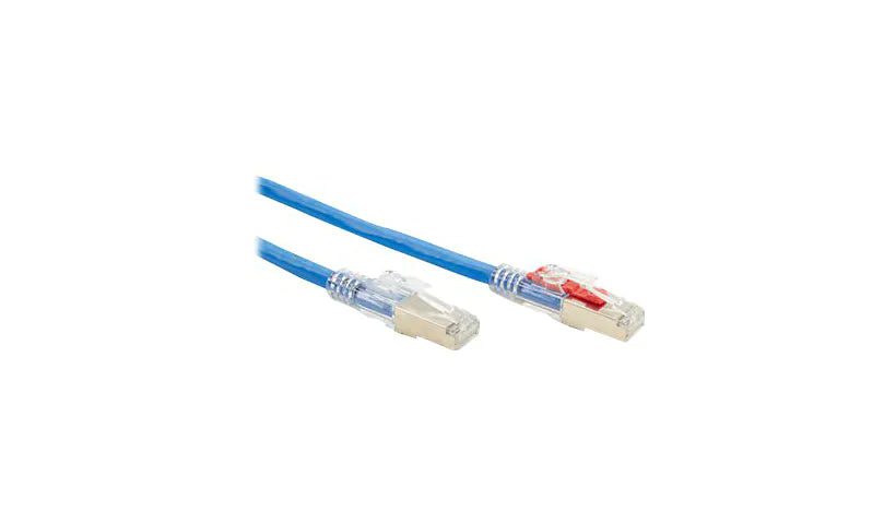 Black Box CAT6A 650-MHz Locking Snagless Patch Cable C6APC80S-BL-05