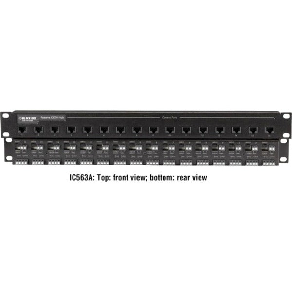 Black Box CCTV Passive Hubs with (16) BNC Coax Connectors IC562A