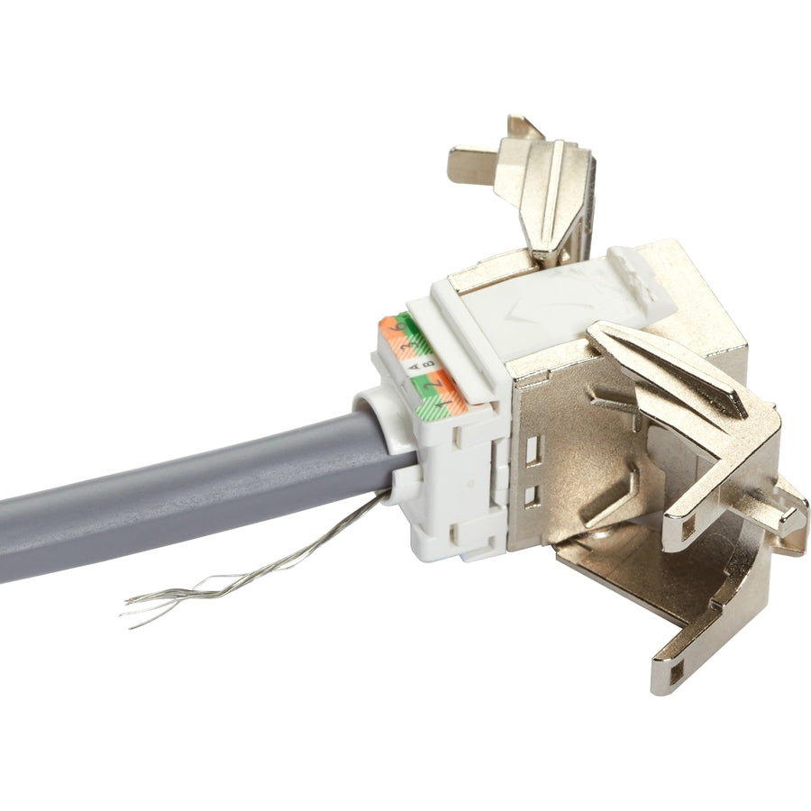 Black Box Cat6 Shielded Keystone Jack W/ Universal Wiring