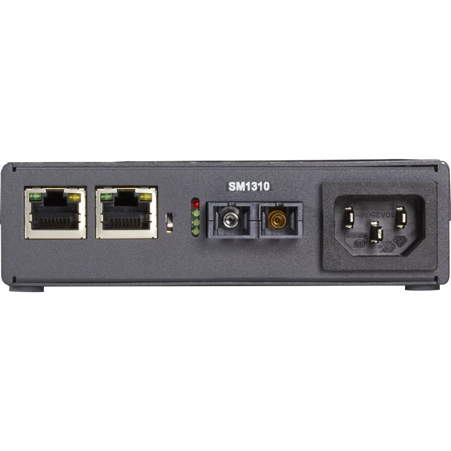 Black Box Compact Media Converter Gigabit Ethernet Single Mode 1310nm 10km SC LGC5152A