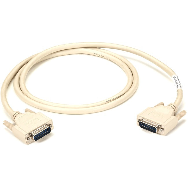 Black Box DB15 Thumbscrew Cable - Male/Male, 5-ft. EGM16T-0005-MM