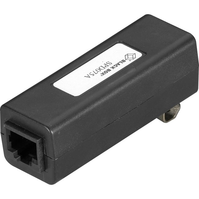 Black Box DIN Rail-Mounted Surge Protector, PoE Mode B (RJ-45) SPD075A