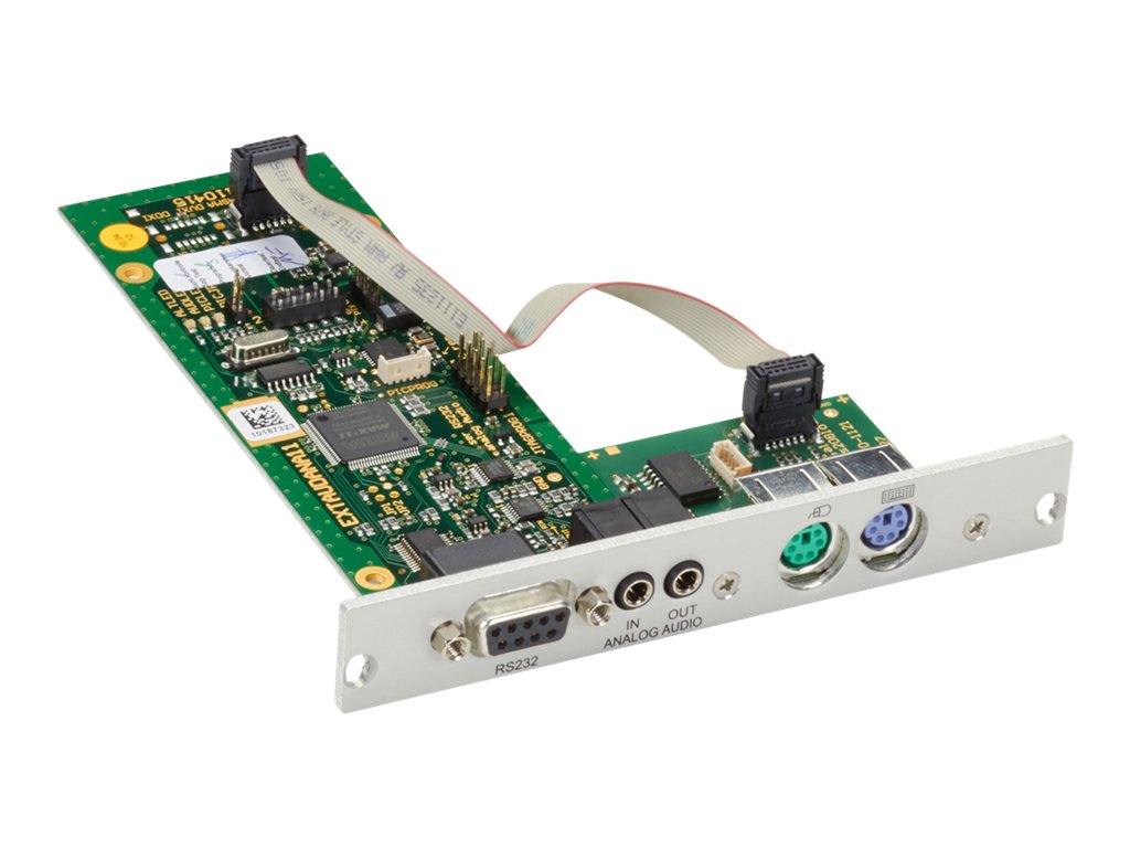 Black Box DKM FX Transmitter Modular Interface Card - Keyboard/mouse/audio/serial extender - transmitter - up to 6.2 miles - ACX1MT-ARP