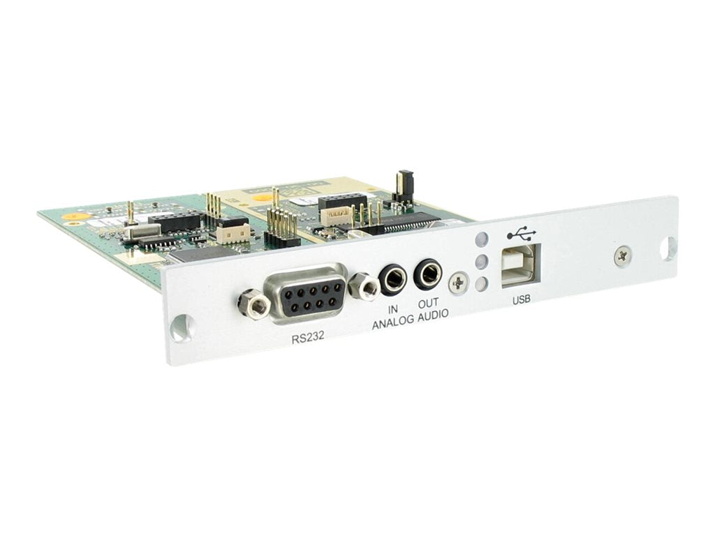 Black Box DKM HD Video and Peripheral Matrix Switch Transmitter Modular Interface Card - Audio/USB/serial extender -