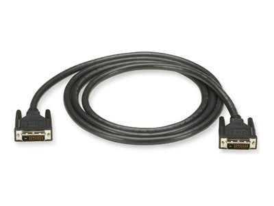 Black Box - DVI cable - dual link - DVI-D (M) to DVI-D (M) - 15 ft - black EVNDVI02-0015-R2